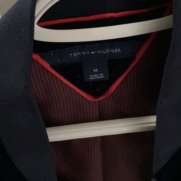 Navy blue velvet bomber - Picture 3 of 3